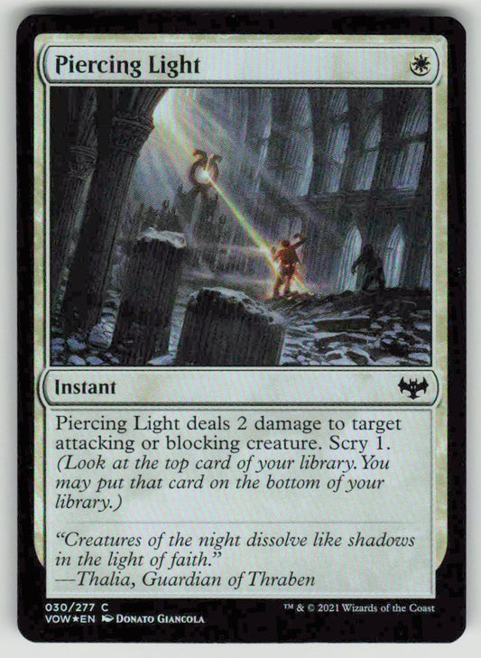 2021 Innistrad: Crimson Vow 30 Piercing Light