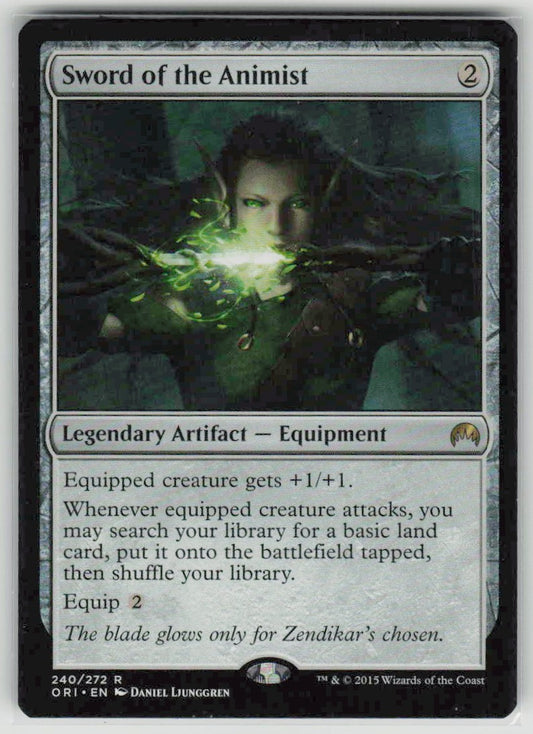 2015 Magic Origins 240 Sword of the Animist