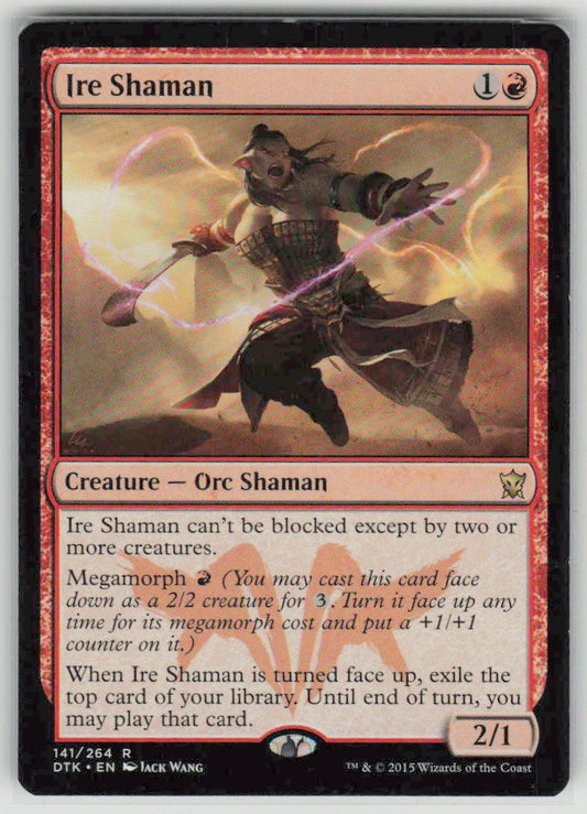 2015 Dragons of Tarkir 141 Ire Shaman
