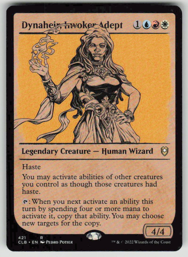 2022 Commander Legends: Battle for Baldur's Gate 421 Dynaheir, Invoker Adept