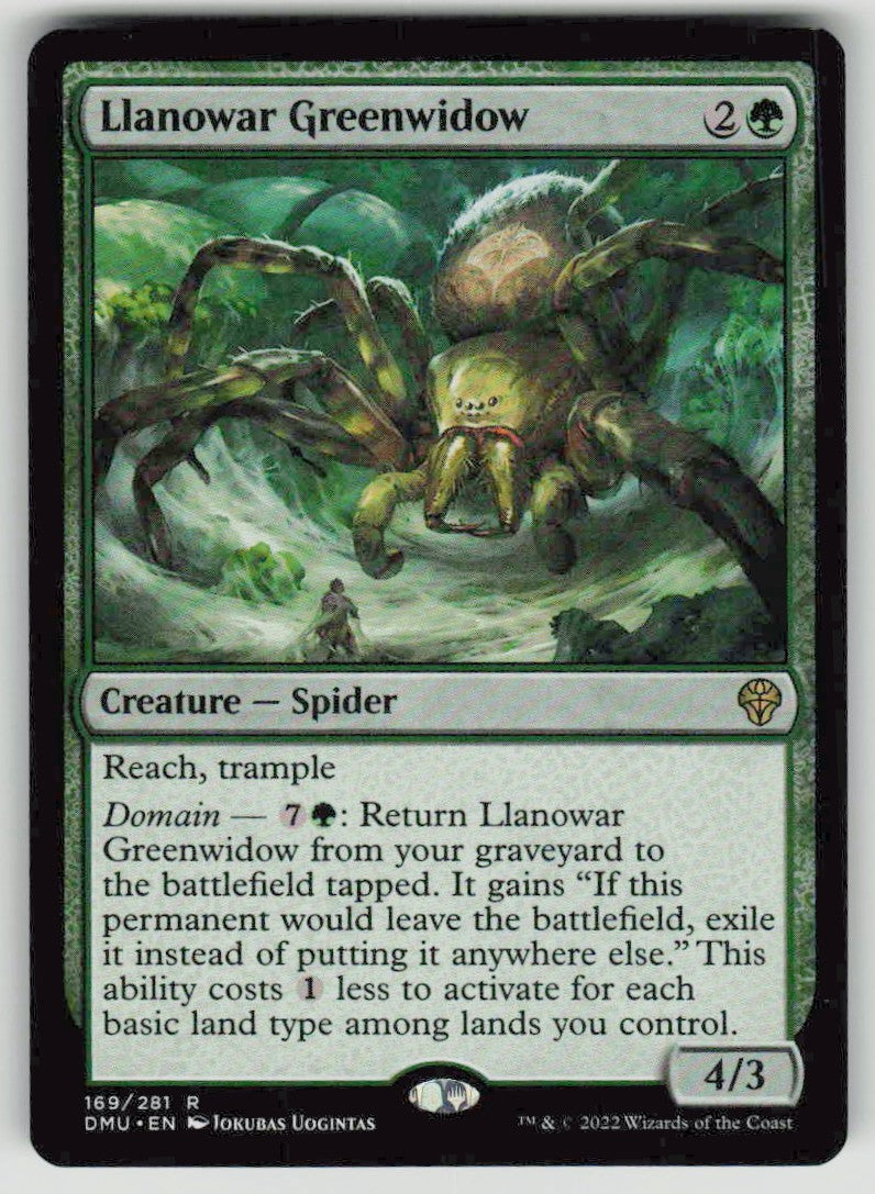 2022 Dominaria United 169 Llanowar Greenwidow
