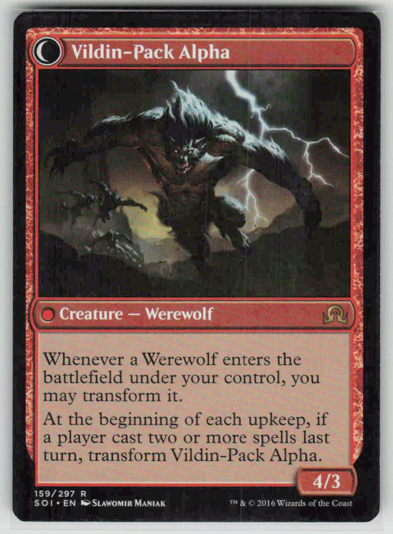 2016 Shadows over Innistrad 159 Geier Reach Bandit // Vildin-Pack Alpha