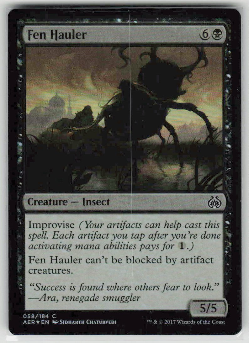 2017 Aether Revolt 58 Fen Hauler