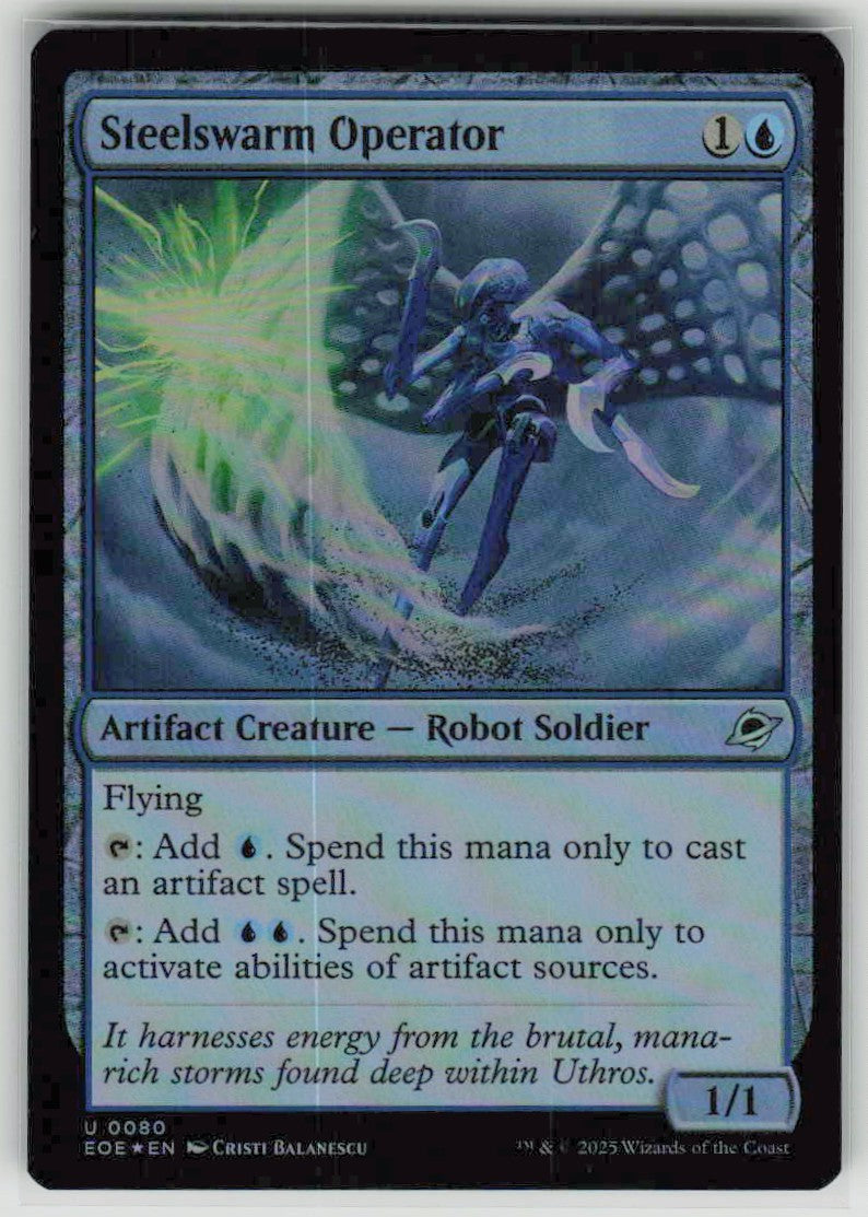 2025 Edge of Eternities 80 Steelswarm Operator