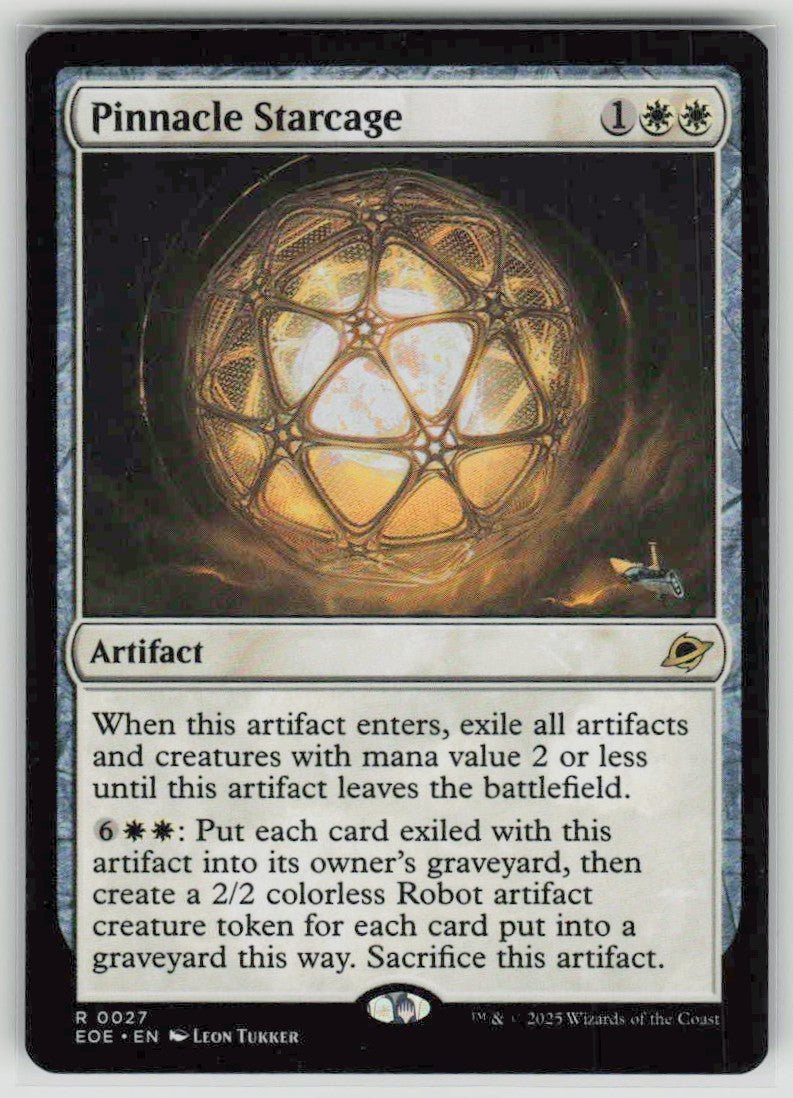 2025 Edge of Eternities 27 Pinnacle Starcage