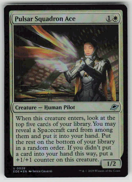 2025 Edge of Eternities 28 Pulsar Squadron Ace