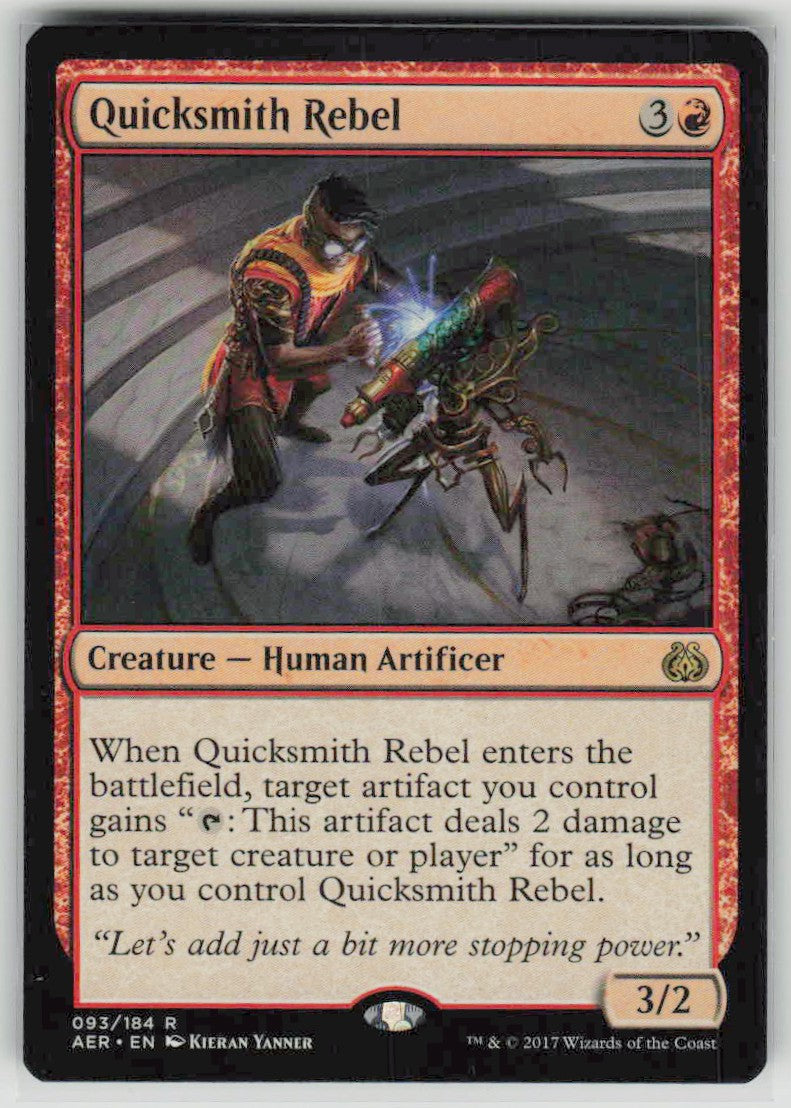 2017 Aether Revolt 93 Quicksmith Rebel