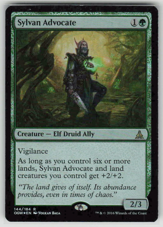 2016 Oath of the Gatewatch 144 Sylvan Advocate
