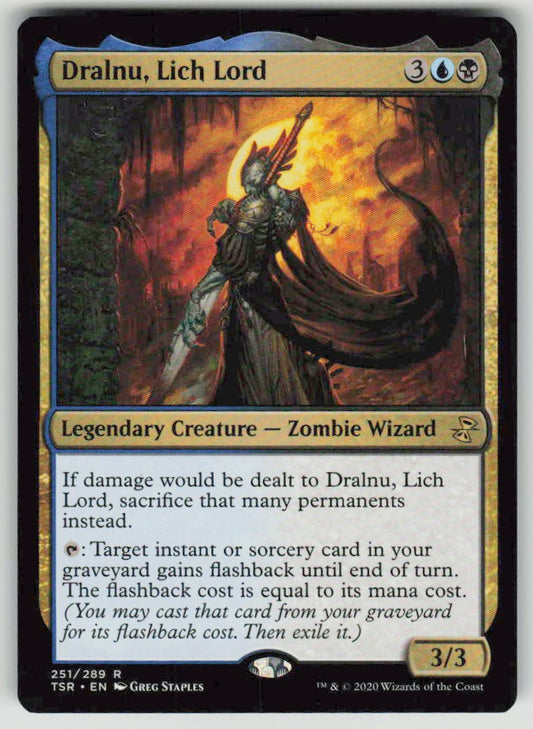 2021 Time Spiral Remastered 251 Dralnu, Lich Lord