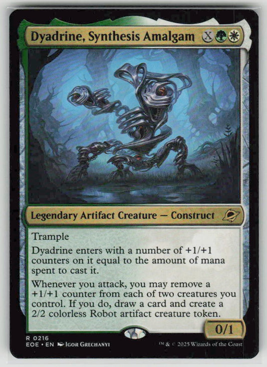 2025 Edge of Eternities 216 Dyadrine, Synthesis Amalgam