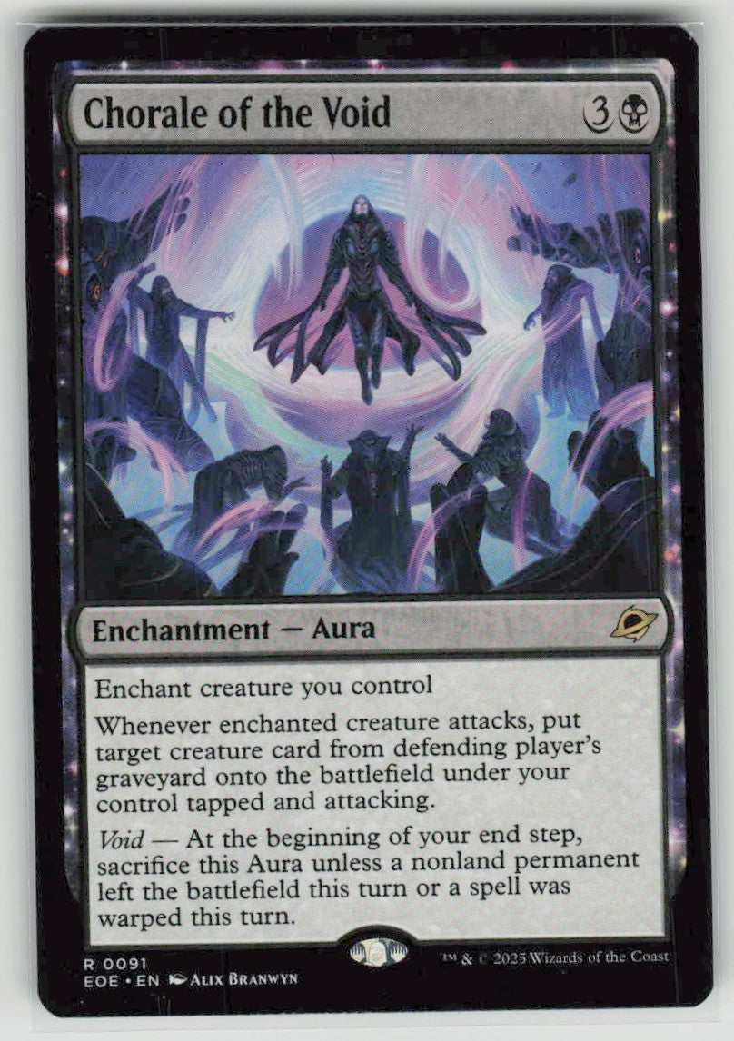 2025 Edge of Eternities 91 Chorale of the Void