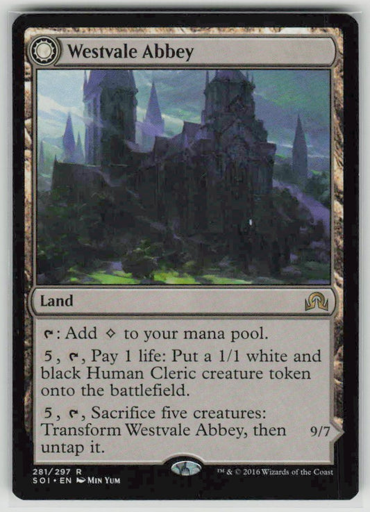 2016 Shadows over Innistrad 281 Westvale Abbey // Ormendahl, Profane Prince