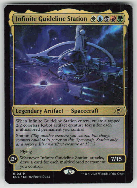2025 Edge of Eternities 219 Infinite Guideline Station