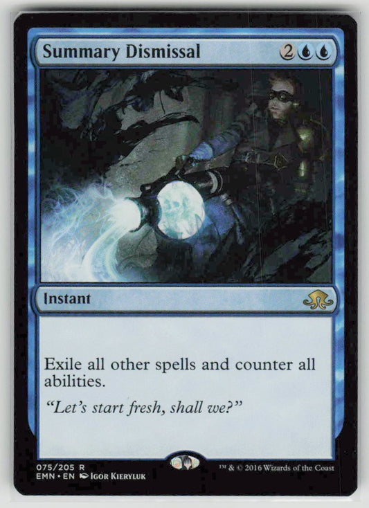 2016 Eldritch Moon 75 Summary Dismissal