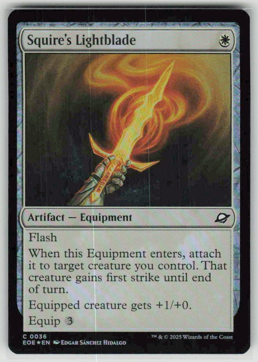 2025 Edge of Eternities 36 Squire's Lightblade