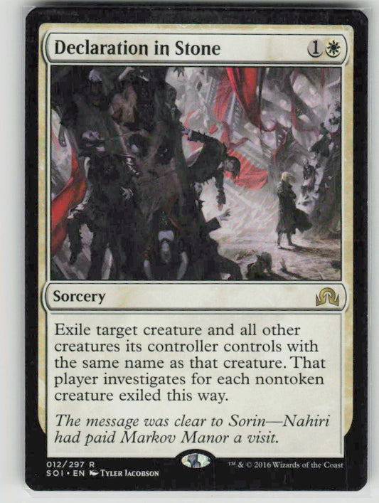 2016 Shadows over Innistrad 12 Declaration in Stone