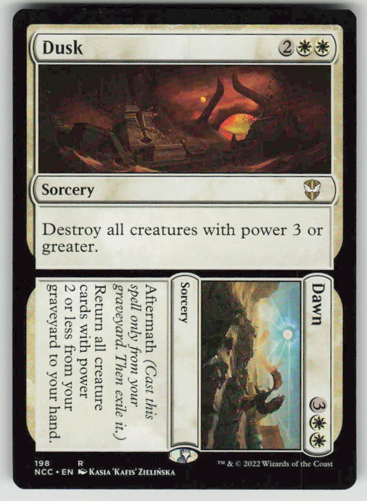 2022 New Capenna Commander 198 Dusk // Dawn