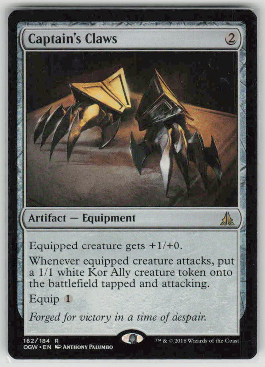 2016 Oath of the Gatewatch 162 Captain's Claws