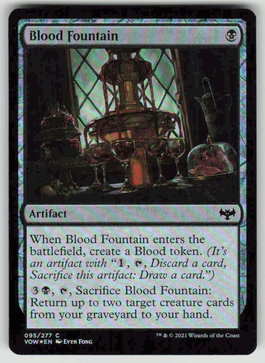 2021 Innistrad: Crimson Vow 95 Blood Fountain