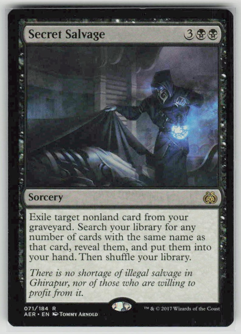 2017 Aether Revolt 71 Secret Salvage