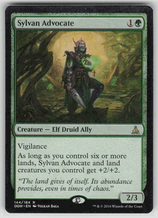 2016 Oath of the Gatewatch 144 Sylvan Advocate