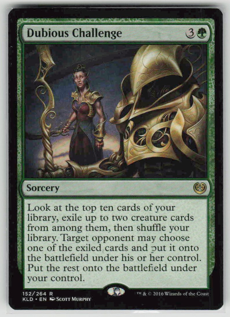 2016 Kaladesh 152 Dubious Challenge