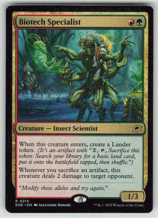 2025 Edge of Eternities 214 Biotech Specialist