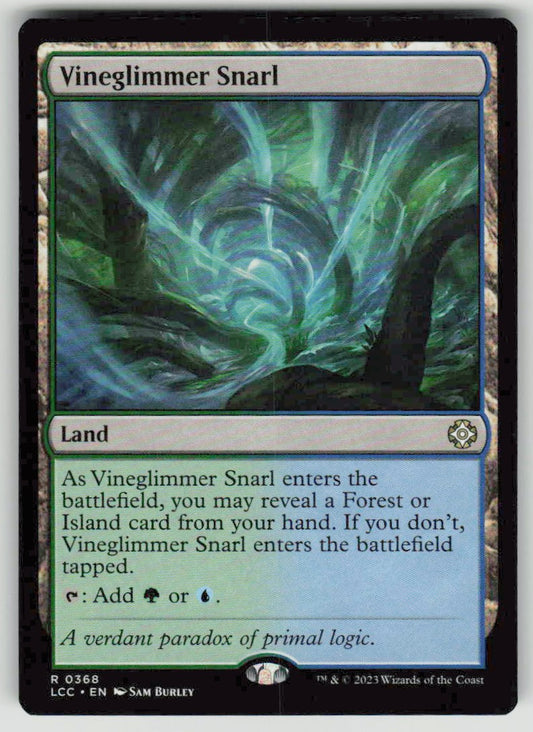 2023 The Lost Caverns of Ixalan Commander 368 Vineglimmer Snarl