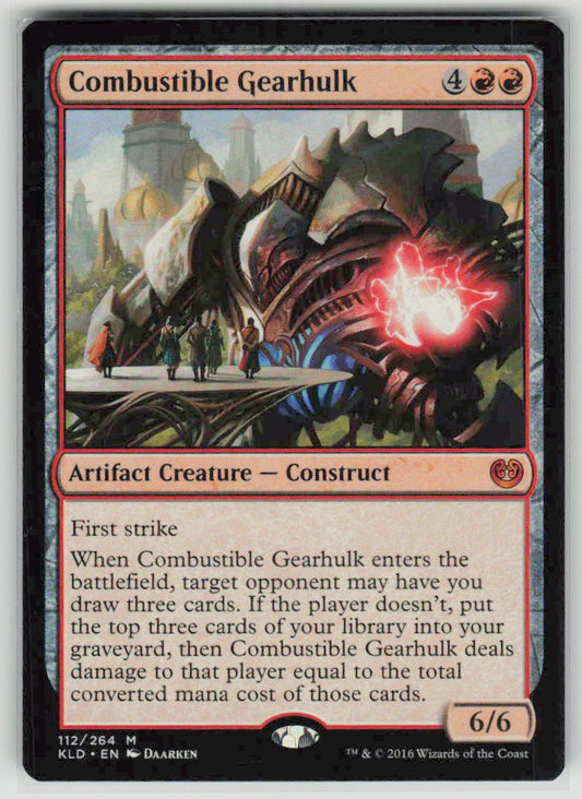 2016 Kaladesh 112 Combustible Gearhulk