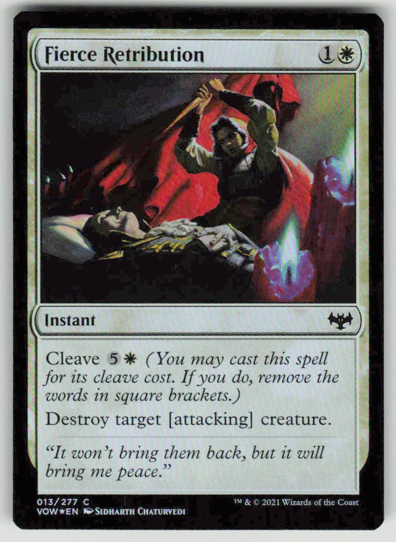 2021 Innistrad: Crimson Vow 13 Fierce Retribution