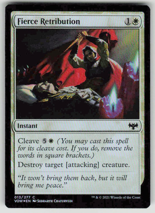 2021 Innistrad: Crimson Vow 13 Fierce Retribution