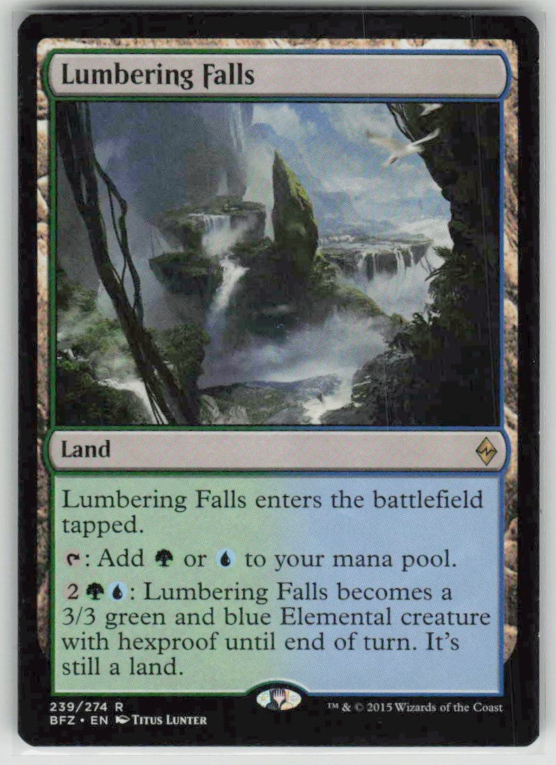 2015 Battle for Zendikar 239 Lumbering Falls