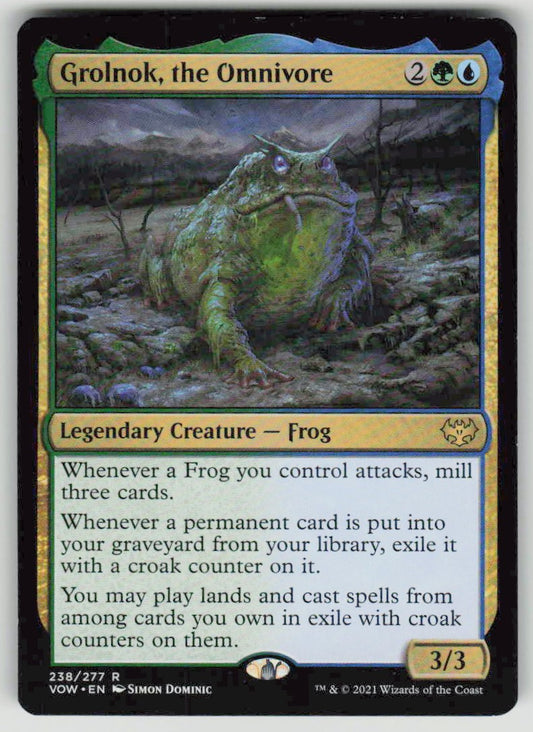 2021 Innistrad: Crimson Vow 238 Grolnok, the Omnivore
