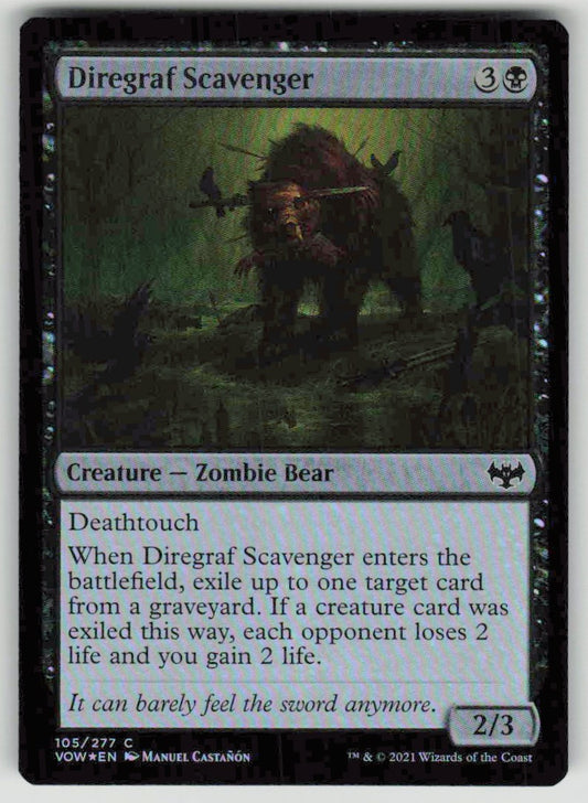 2021 Innistrad: Crimson Vow 105 Diregraf Scavenger