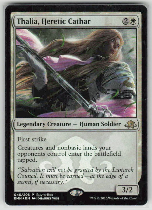 2016 Eldritch Moon Promos 46 Thalia, Heretic Cathar