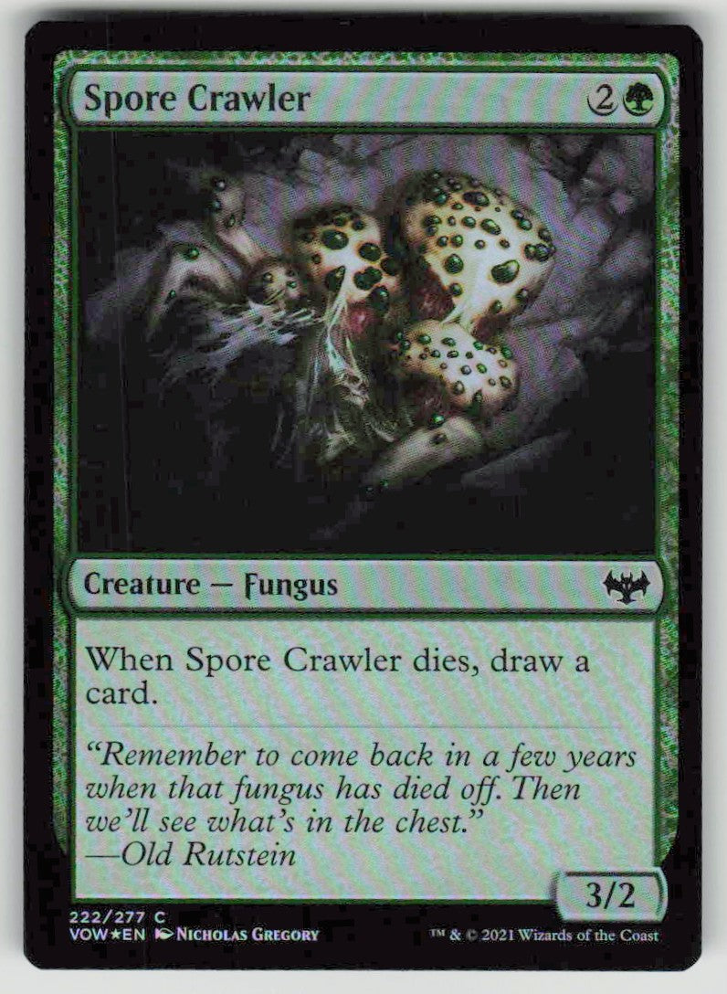 2021 Innistrad: Crimson Vow 222 Spore Crawler