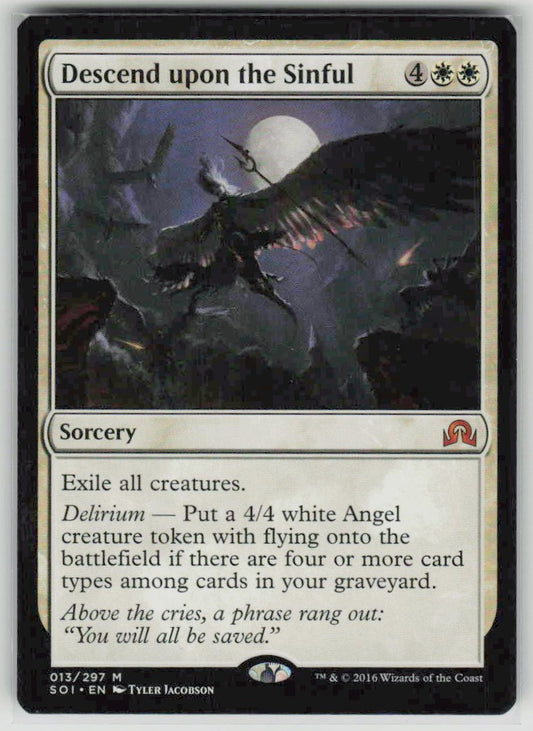 2016 Shadows over Innistrad 13 Descend upon the Sinful