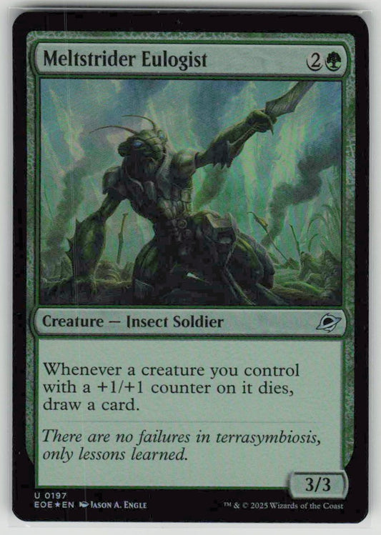 2025 Edge of Eternities 197 Meltstrider Eulogist