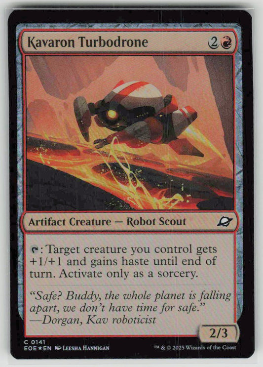 2025 Edge of Eternities 141 Kavaron Turbodrone