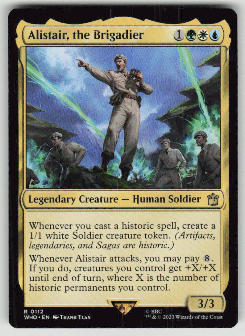 2023 Doctor Who 112 Alistair, the Brigadier