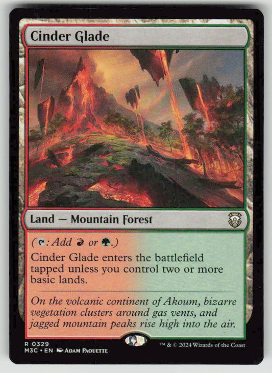 2024 Modern Horizons 3 Commander 329 Cinder Glade