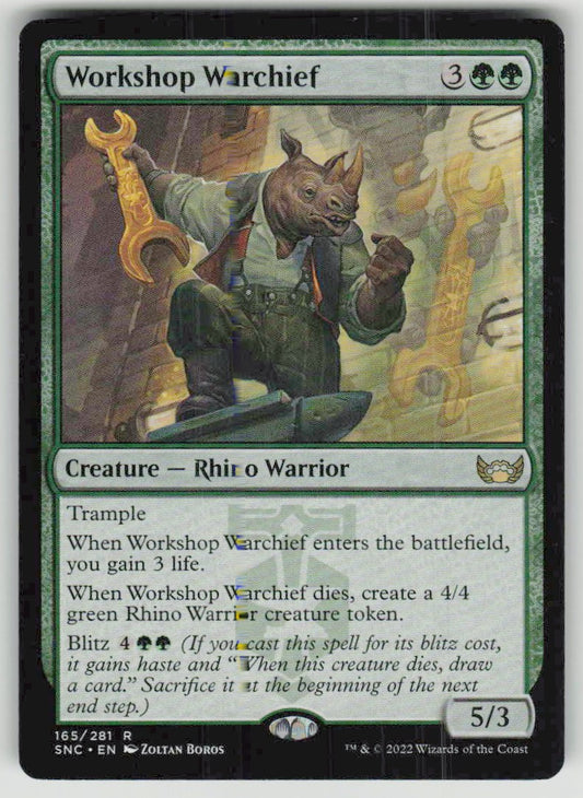 2022 Streets of New Capenna 165 Workshop Warchief