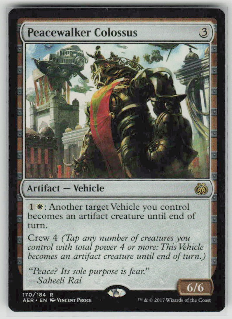 2017 Aether Revolt 170 Peacewalker Colossus