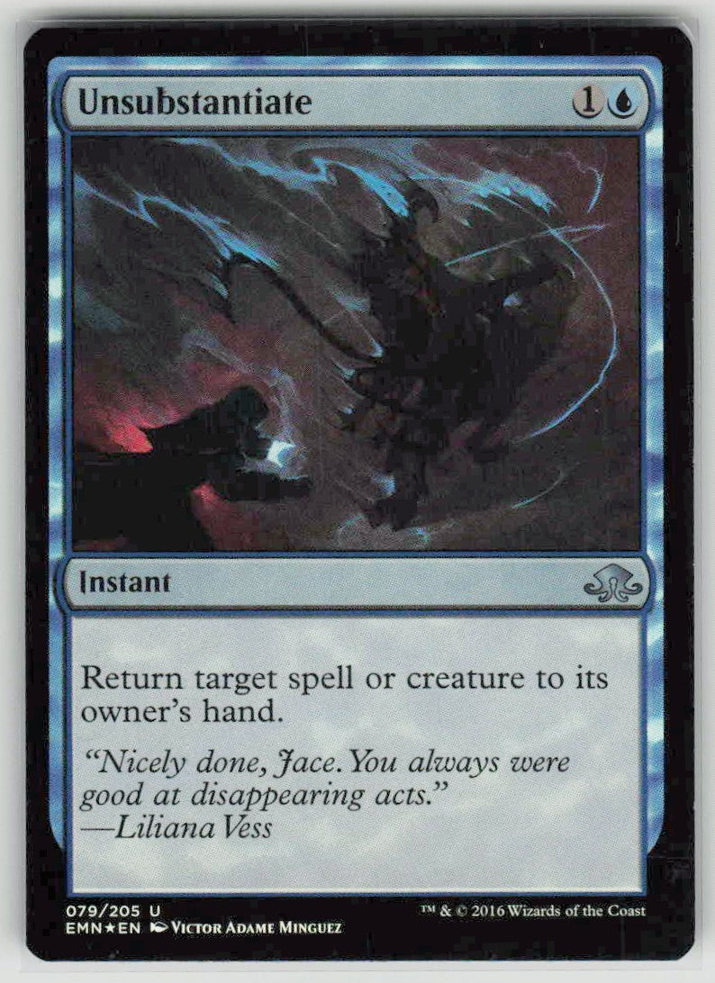 2016 Eldritch Moon Promos 79 Unsubstantiate