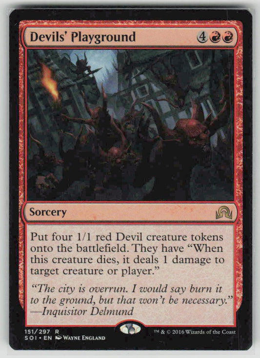 2016 Shadows over Innistrad 151 Devils' Playground