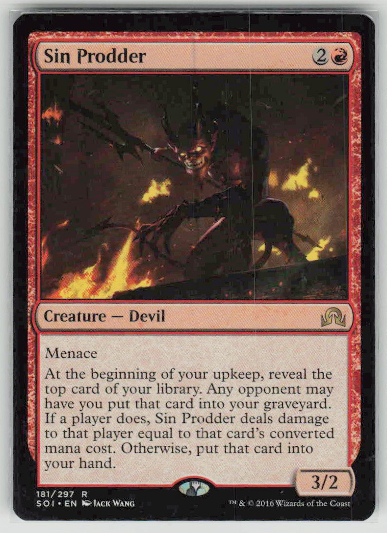 2016 Shadows over Innistrad 181 Sin Prodder