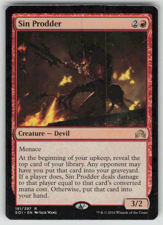 2016 Shadows over Innistrad 181 Sin Prodder