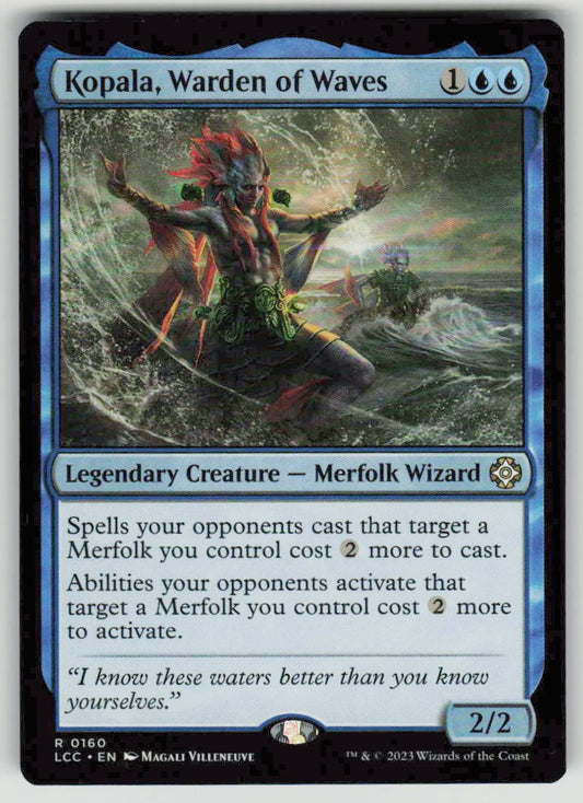 2023 The Lost Caverns of Ixalan Commander 160 Kopala, Warden of Waves