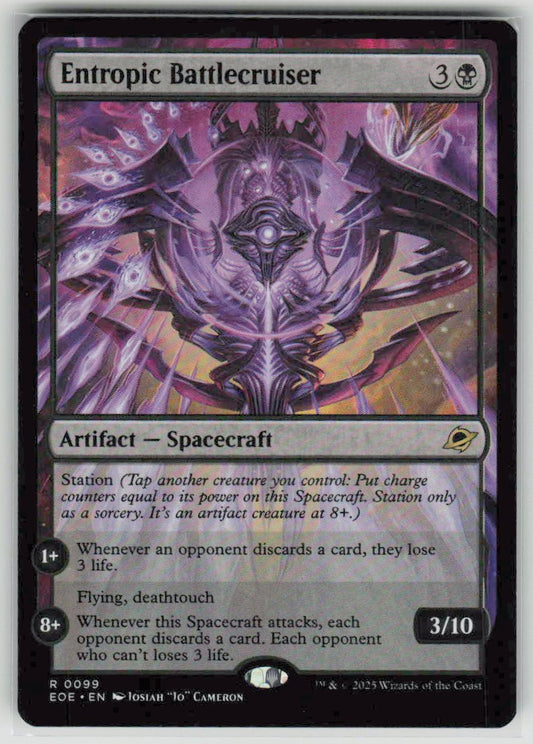 2025 Edge of Eternities 99 Entropic Battlecruiser