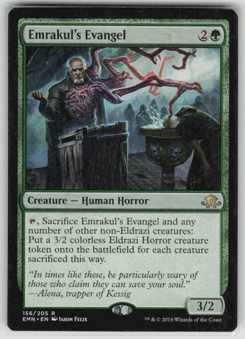 2016 Eldritch Moon 156 Emrakul's Evangel